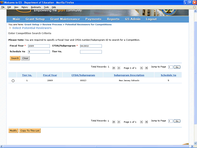 Screen image of this step
