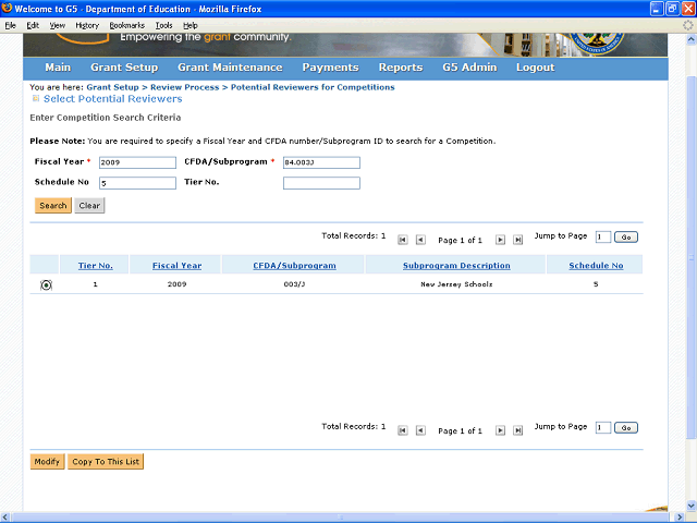 Screen image of this step