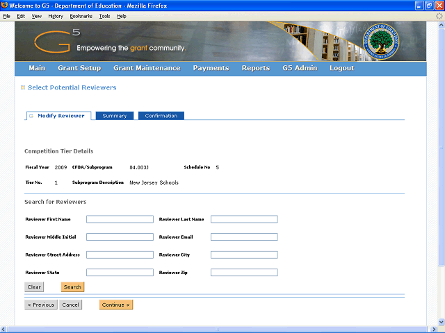 Screen image of this step