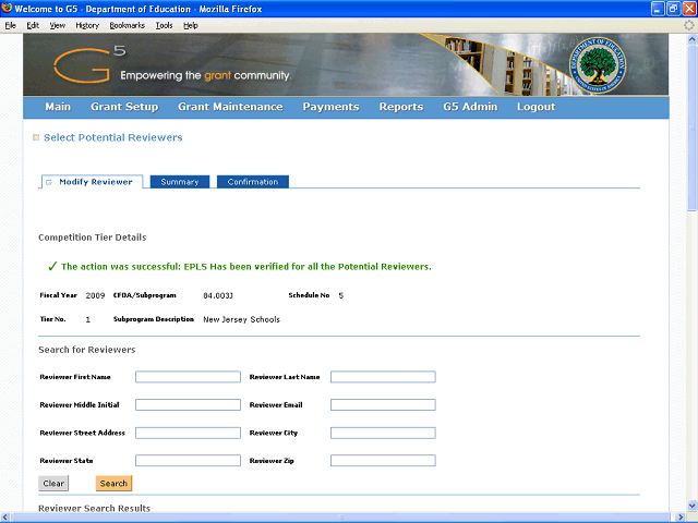 Screen image of this step