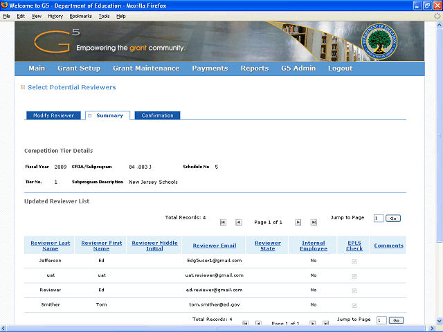 Screen image of this step