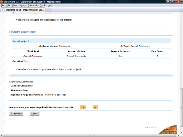 Screen image of this step