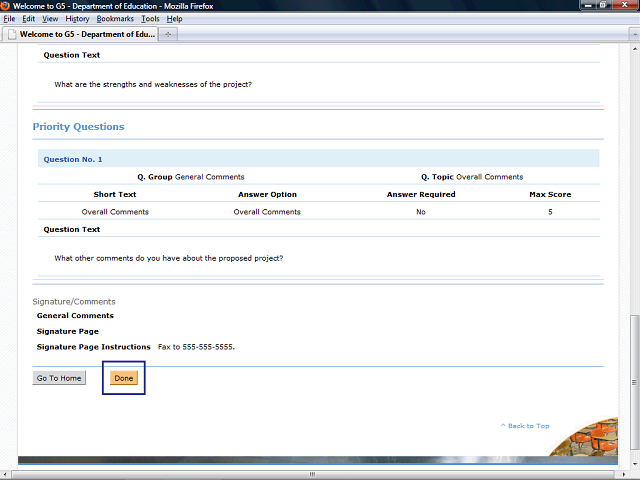 Screen image of this step
