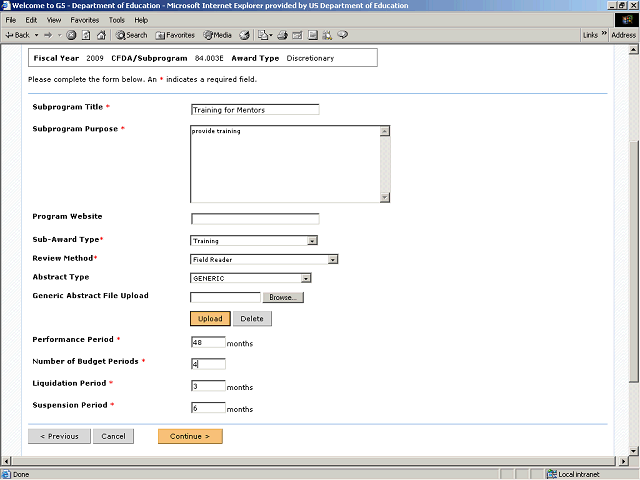 Screen image of this step
