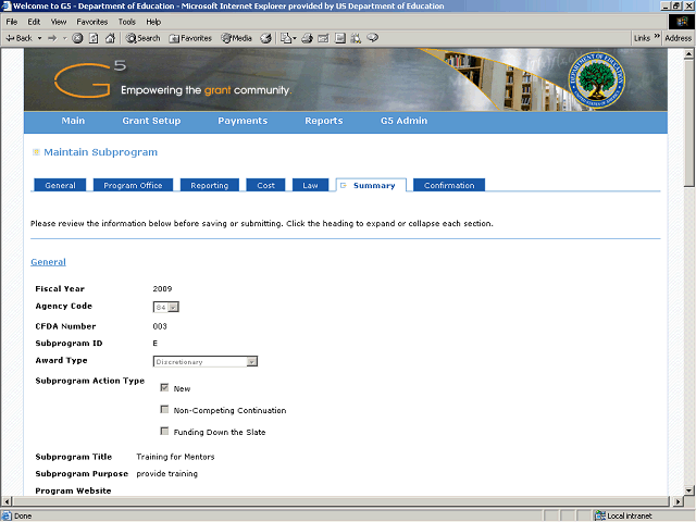 Screen image of this step