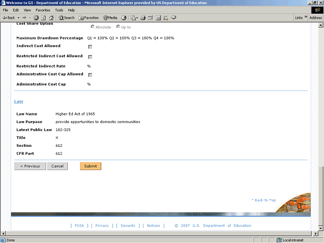 Screen image of this step