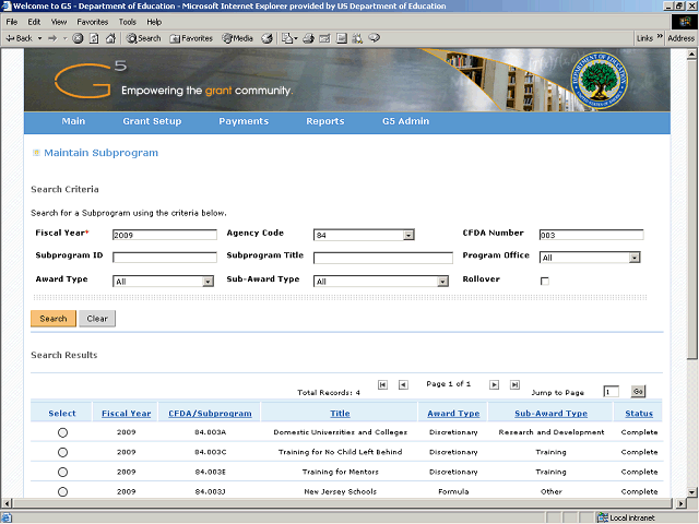 Screen image of this step