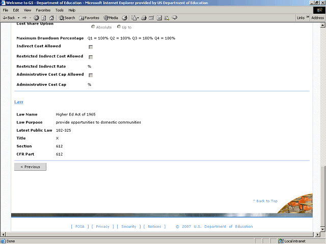 Screen image of this step