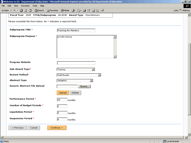 Screen image of this step