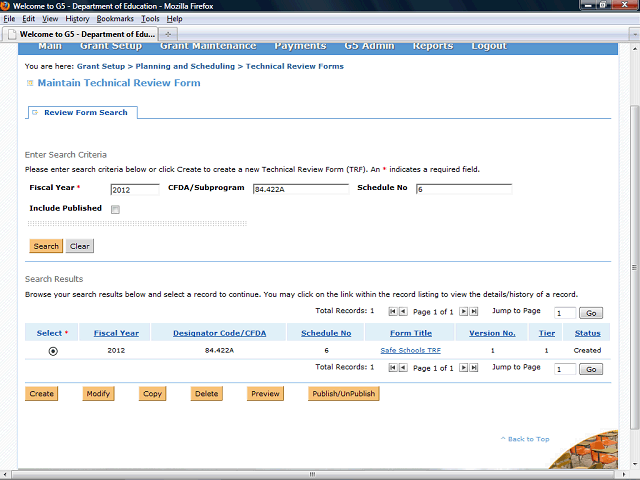Screen image of this step