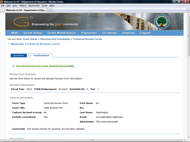 Screen image of this step