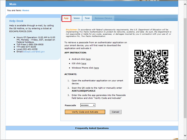 Screen image of this step