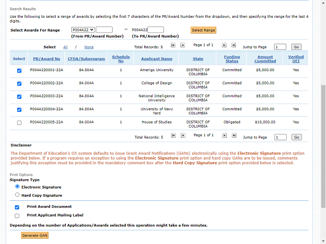 Screen image of this step