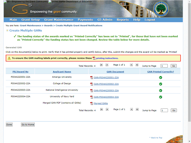 Screen image of this step
