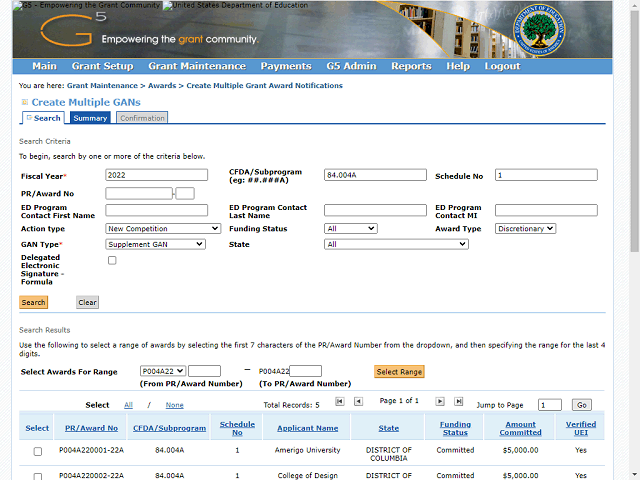 Screen image of this step