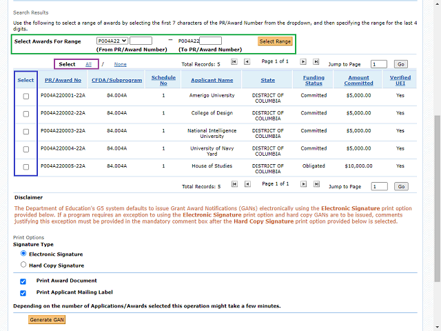 Screen image of this step