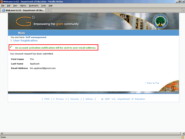 Screen image of this step
