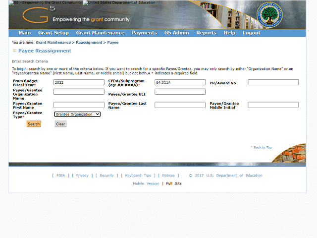 Screen image of this step