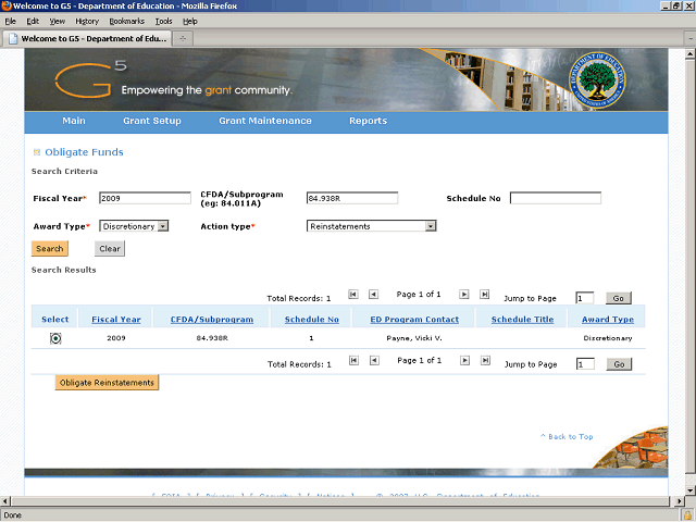 Screen image of this step