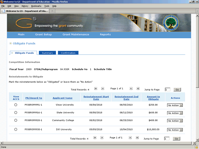 Screen image of this step