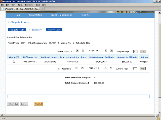 Screen image of this step