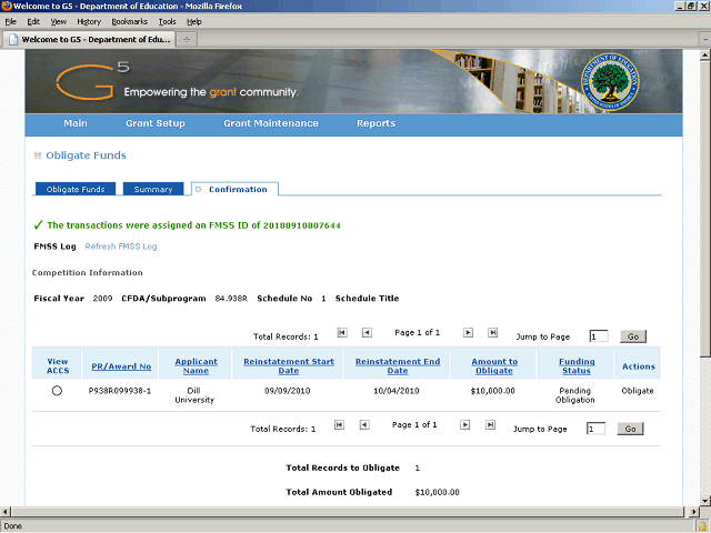 Screen image of this step