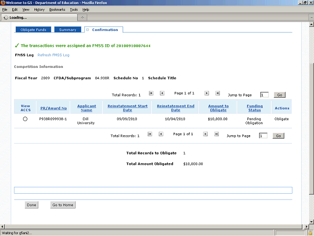 Screen image of this step
