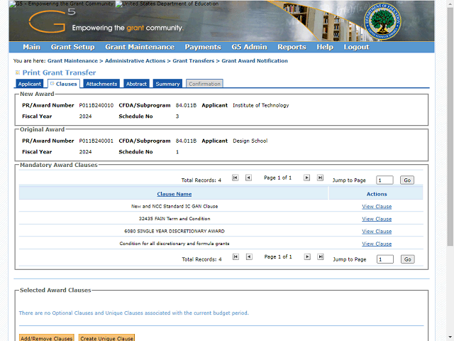 Screen image of this step