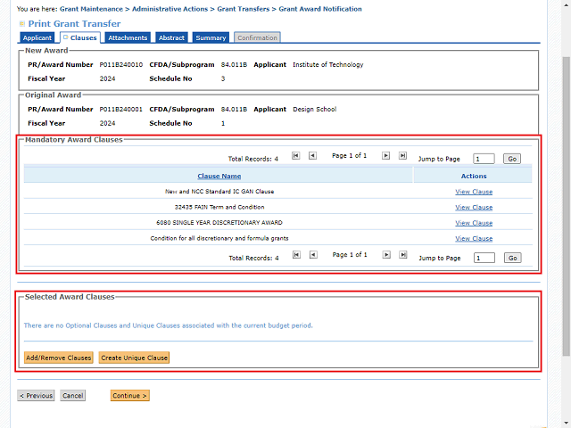 Screen image of this step