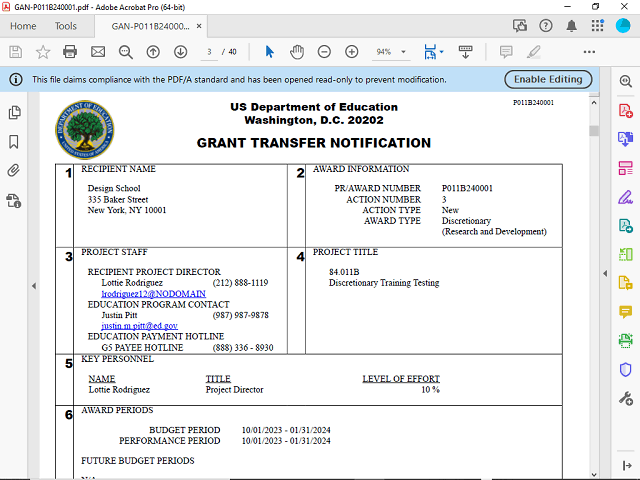Screen image of this step