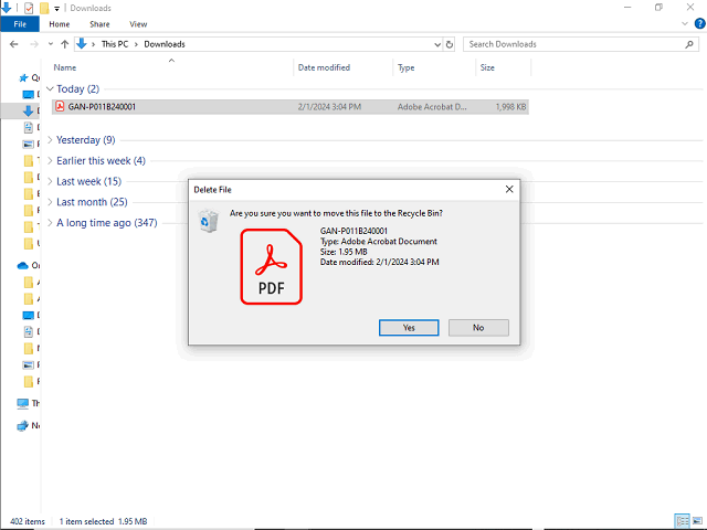Screen image of this step