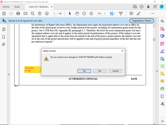 Screen image of this step