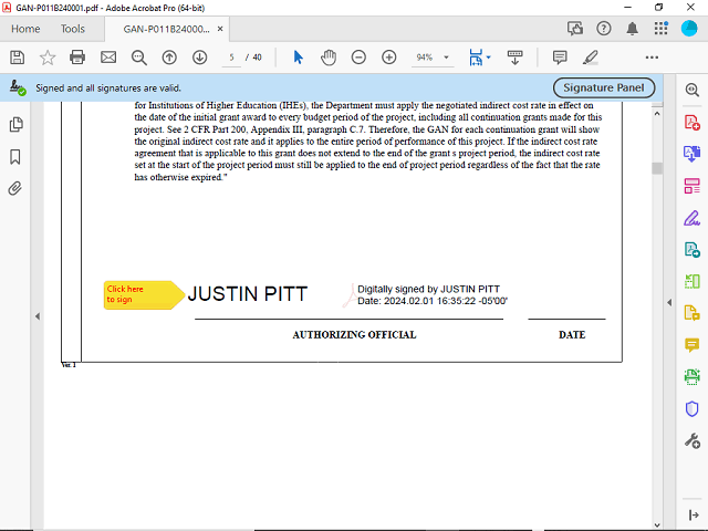 Screen image of this step