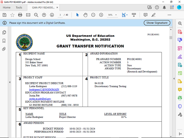 Screen image of this step