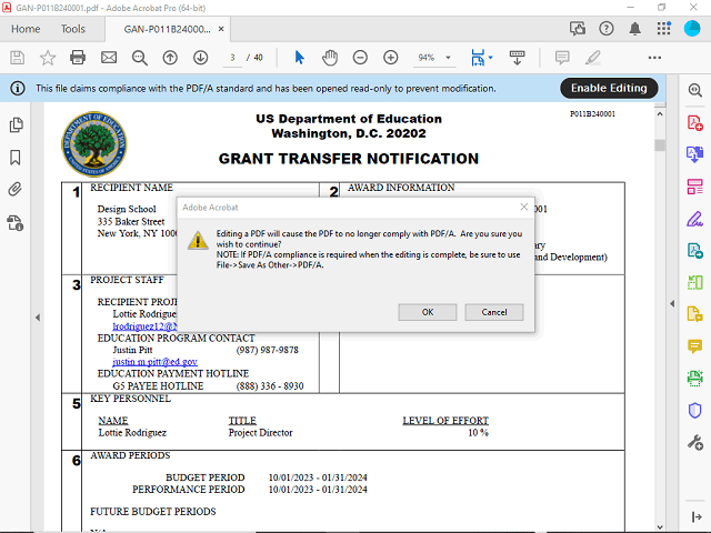 Screen image of this step