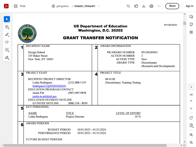 Screen image of this step