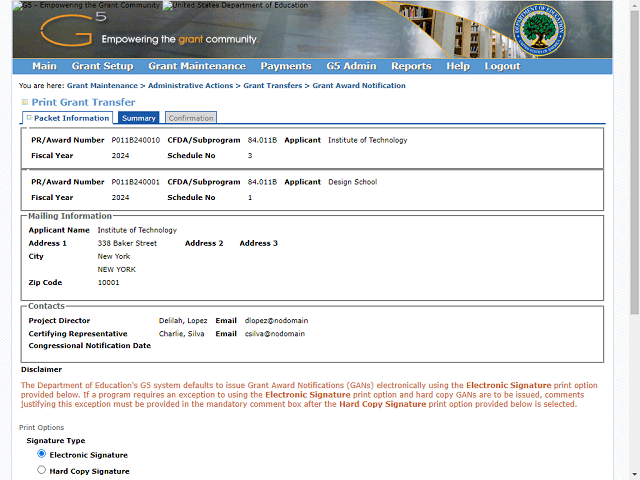 Screen image of this step