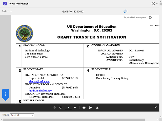 Screen image of this step