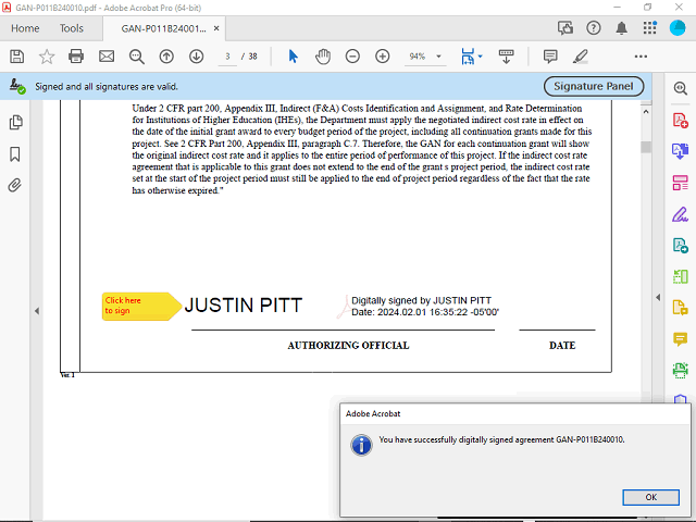 Screen image of this step