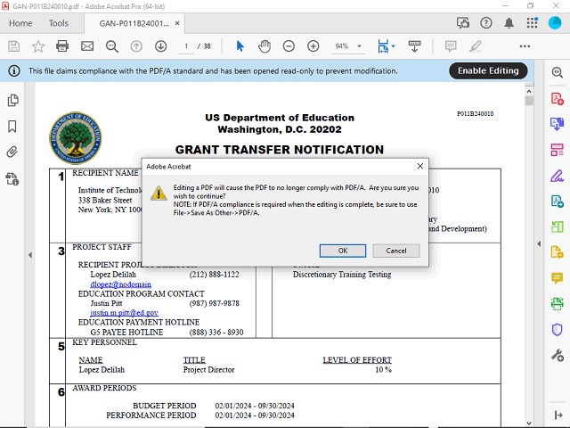 Screen image of this step