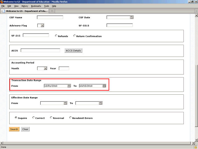 Screen image of this step