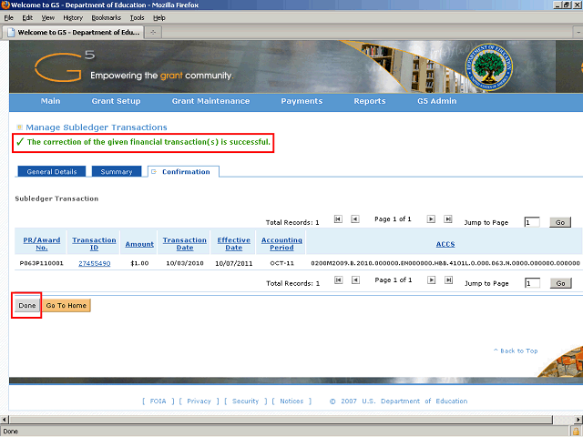 Screen image of this step
