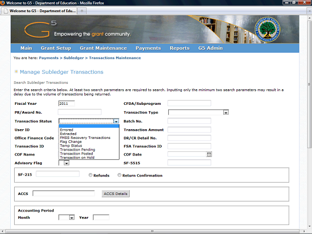 Screen image of this step