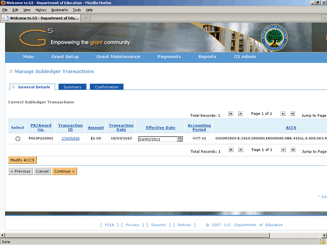 Screen image of this step