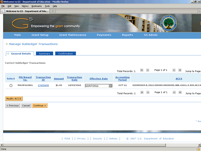 Screen image of this step