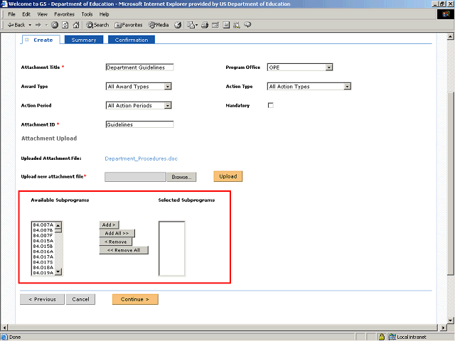 Screen image of this step