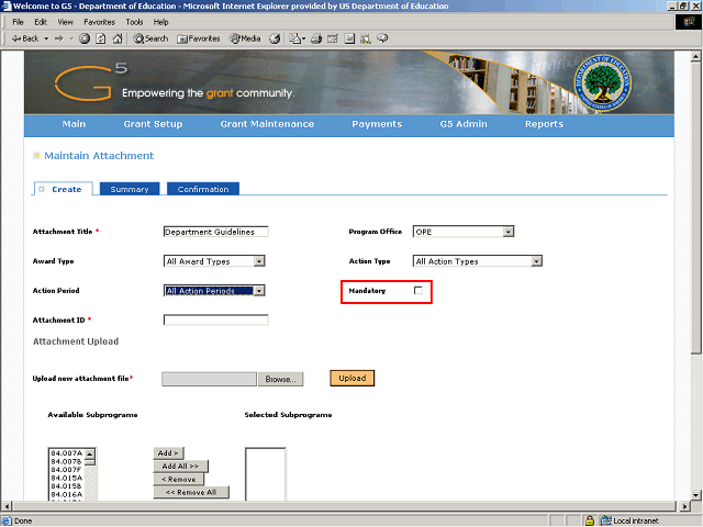 Screen image of this step