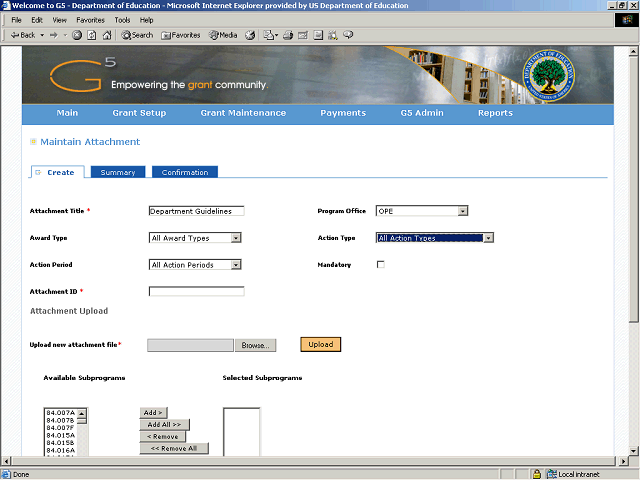 Screen image of this step