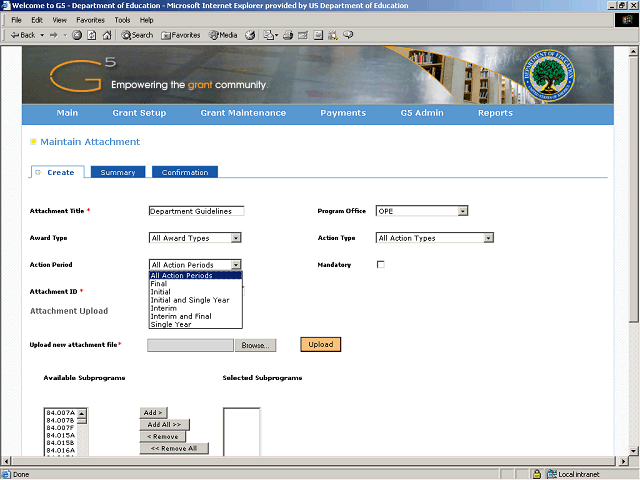 Screen image of this step