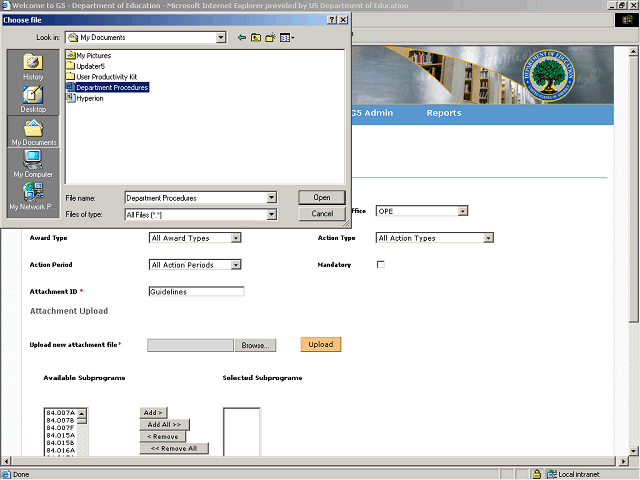 Screen image of this step
